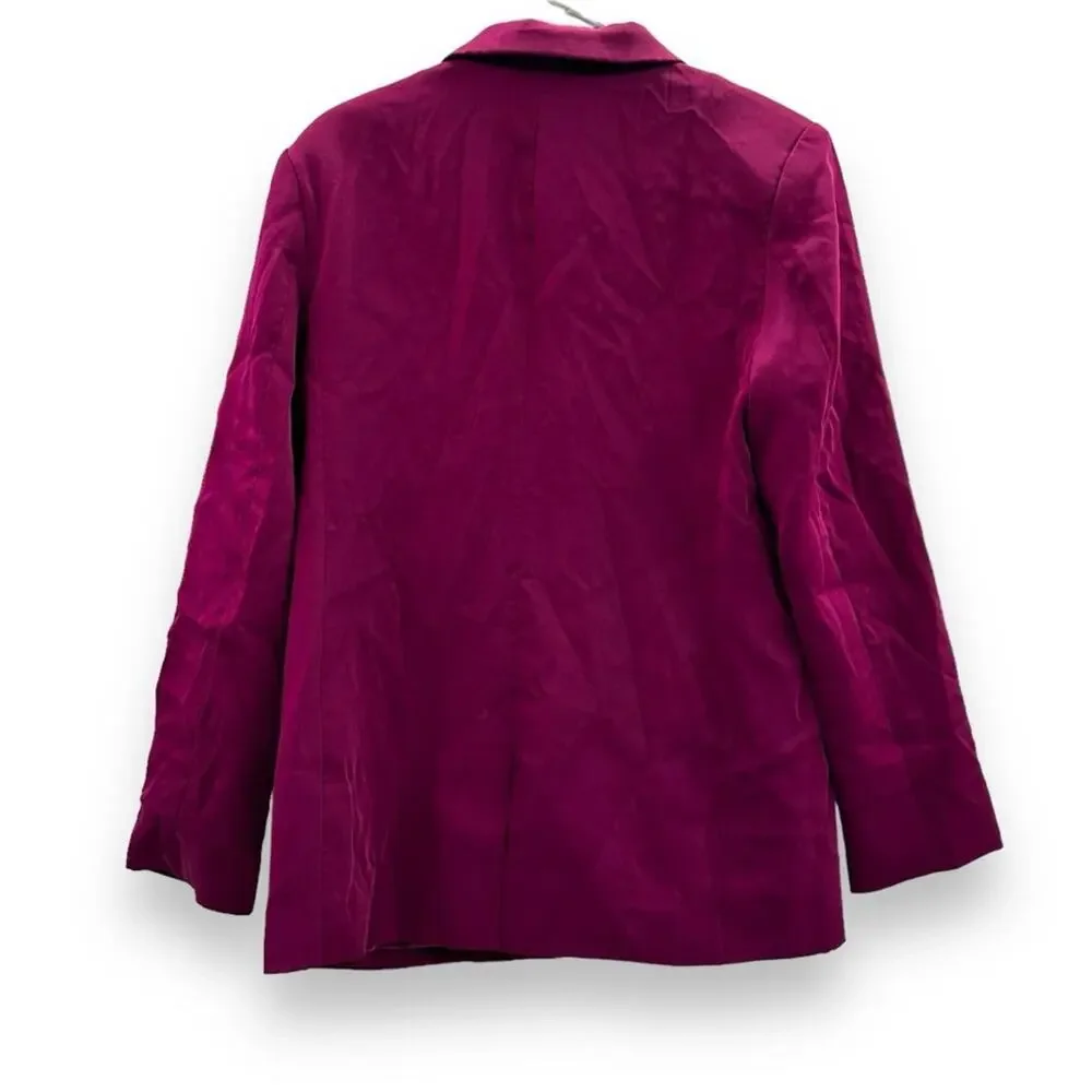 RTR Endless Rose Purple‎ Pink Single Breasted Long Sleeve Blazer Sz L